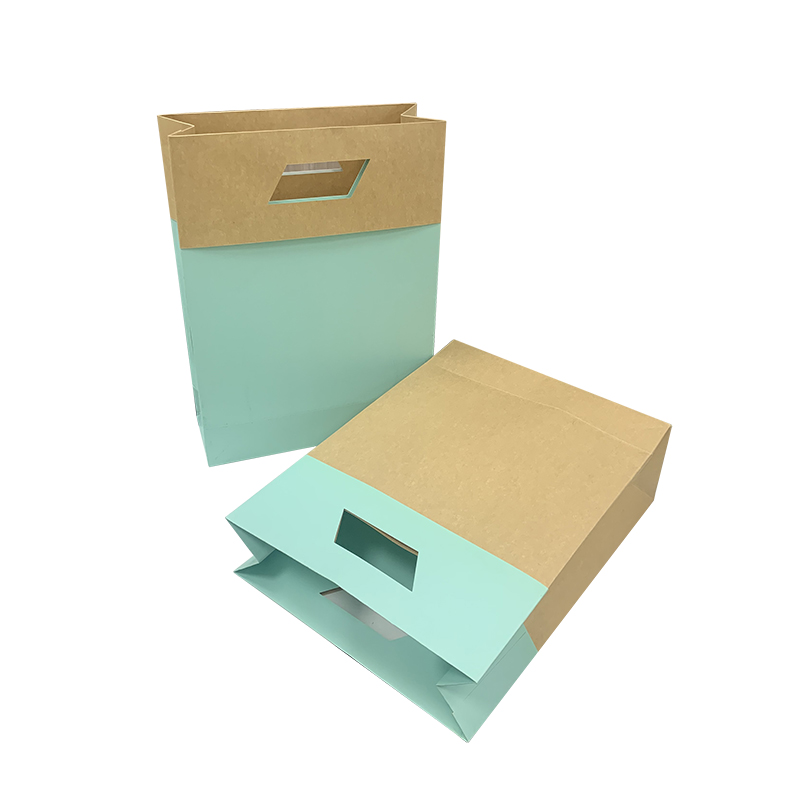 Bolsa de papel Kraft troquelada para tiendas minoristas Lipack para empresas